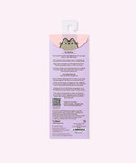 Back view of the packaging holding the Pusheen Nail Stickers. On the back is directions for how to apply and remove the stickers. 