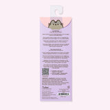 Back view of the packaging holding the Pusheen Nail Stickers. On the back is directions for how to apply and remove the stickers. 