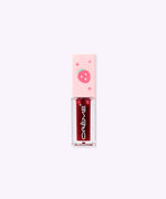 Back view of the Berry Best Pusheen Lip Oil. The back includes ingredient information as well has instructions for how to use the product.